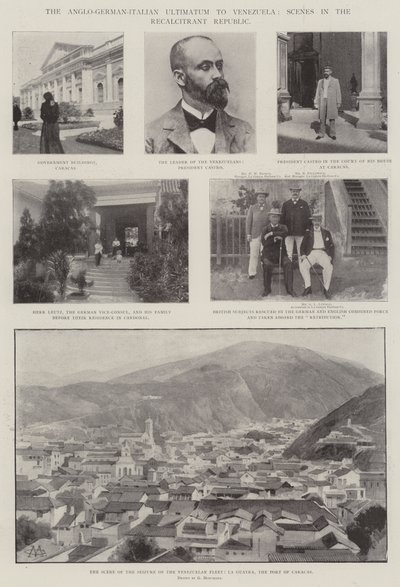 The Anglo-German-Italian Ultimatum to Venezuela, Scenes in the Recalcitrant Republic by Charles Auguste Loye